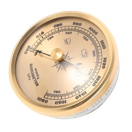 Levemolo Barometer Indoor Pressure Gauge Tool Home Tool Vacuum Pressure Gauge Multi-use Barometer Household Barometer Dial Barometer Home Barometer Small Barometer Dial Design Barometer