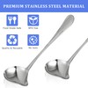 Worldity 2 Pack Stainless Steel Saucier Drizzle Spoon with Spout