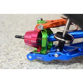 Aluminium Front C-Hubs for Traxxas 1:10 Maxx 4WD Monster Truck-89076-4/1:8 4WD Maxx Slash 6S Brushless Short Course Truck-102076-4 Upgrades - Red