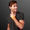 FlashingBlinkyLights Orange LED Fashion Light Up Bracelets