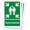 Pubblimania 3 Sammelplatz Sign, Fire Safety Sign, 3 mm Thick