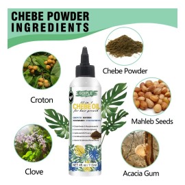 Aceite Capilar Wozutunt Natural Chebe Oil 4 Fl.oz Para El Cr
