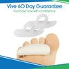 ViveSole Hammer Toe Straightener Pads (Pair) - Corrector for Curled,