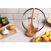Jeanne Fitz Spoon Rest & Pot Lid Holder, Beechwood &