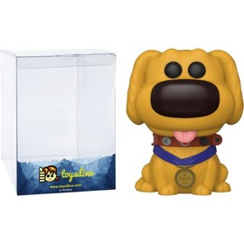 Dug with Medal: P o p ! Vinyl Figurine Bundle with 1 Compatible 'ToysDiva' Graphic Protector (1093-57385 - B)