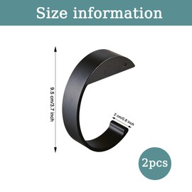 2 Pcs Bag Hook,C Letter Shape Handbag Hook,Staple Free Portable Hooks for Hanging,High Strength Handbag Holder,Table Hook for Desktop Hanging of Wallets,Keys,Umbrellas and Headphones