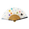 Stylish kimono Iroha Cat Play Fan, Cloth Fan,, 2642: Cat