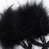 FSSTUD PU Leather Horse Riding Whip Paddle Feather Teaser Stick