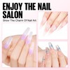 TOMICCA 2 Colours Extender Gel Clear & Light Pink Set,