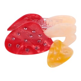 OHPHCALL Mushroom Acetate Shark Clip Unique Claw Hair Clips for Women Fashion Hair Barrettes for Ponytails Updos