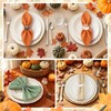 Thanksgiving Pumpkin Gold Napkin Rings Set of 6, Thanksgiving Table