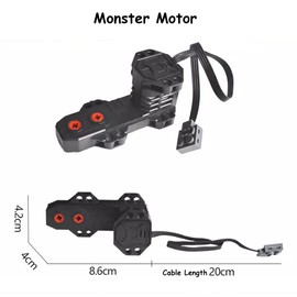 5292 Buggy Motor Monster Motor Power Functions Technical Parts Assembled Building Block MOC Off-Road Vehicles Sports Car