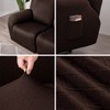 vctops Diamond Recliner Sofa Covers 8-Pieces Stretch Large Couch Covers