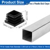 uxcell 3/4" (20mm) Square Tubing End Caps, 50 Pcs Plastic