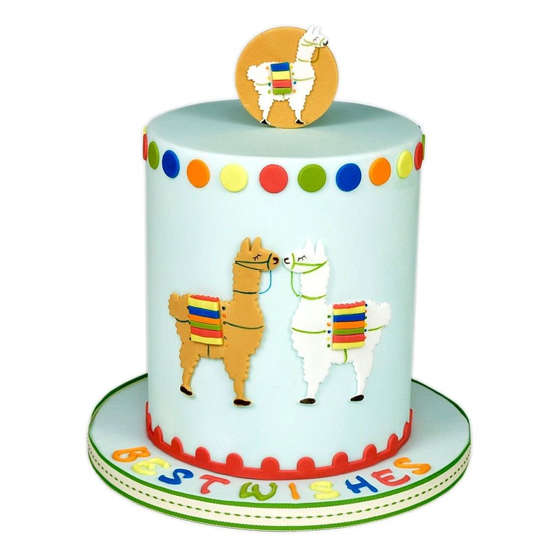 FMM Mummy & Baby Llama Cutter - 2 piece Set