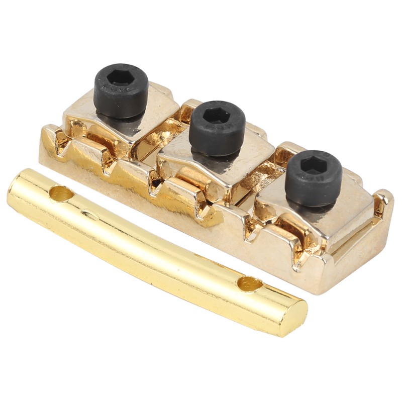 Electric Guitar String Lock Nut with Headstock String Retainer Bar