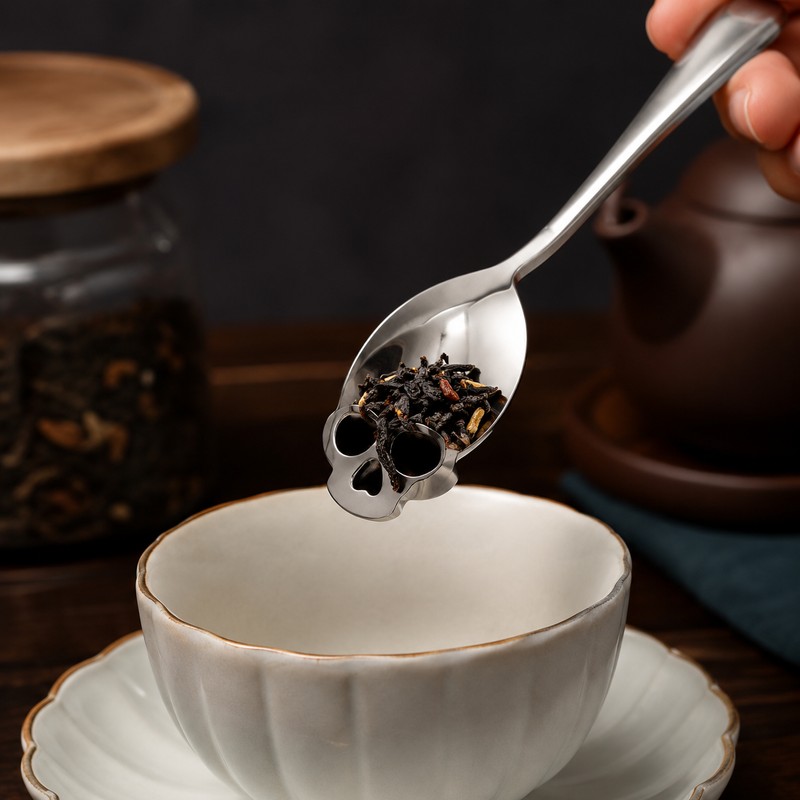 Skull Coffee Scoop for Kitchen & Tableware – Stainless Steel