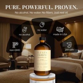 Eleven Drops My Way Diffuser Oil - Premium Fragrance Oil Inspired by The One Hotel - Invigorating My Way Scent for Cold Air Diffusers, Home, Office, DIY Candles, Mixing, Lasting, Pet Friendly - 4oz