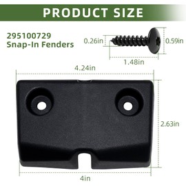 295100729 Snap-In Fenders/Bumpers Installation Kit Fits for Sea-Doo RXT GTX Wake Pro Accessories