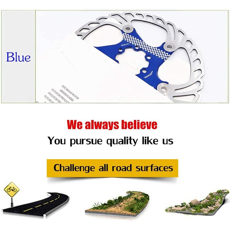 YBEKI Bicycle Brake Disc 140 mm 160 mm 180 mm