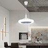 Luz de ventilador de techo, 85‑265V Ventilador de araña silencioso