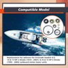 Mhrxusd 0396350 Gearcase Seal Kit Replacement for Johnson for Evinrude