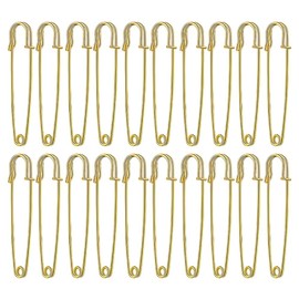 20PCS Jumbo Safety Pins ，2-Inch Heavy-Duty Fasteners ， Reinforced Clips for Blankets, Garments, Leather Crafts, Canvas Projects, Shawls, Kilts