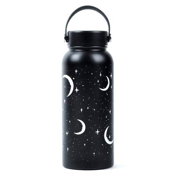 Insulated Stainless Steel Tumbler Water Bottle with Airtight Lid Halloween Decor Spooky Gifts Vacuum Double Wall Rubber Sealed Tumblers Reusable Sport Gym Travel Coffee Thermos Kitchen Decor Christmas