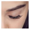 Pestañas Postizas Con Aplicador Kiss Impress Falsies Voluminous Color negro