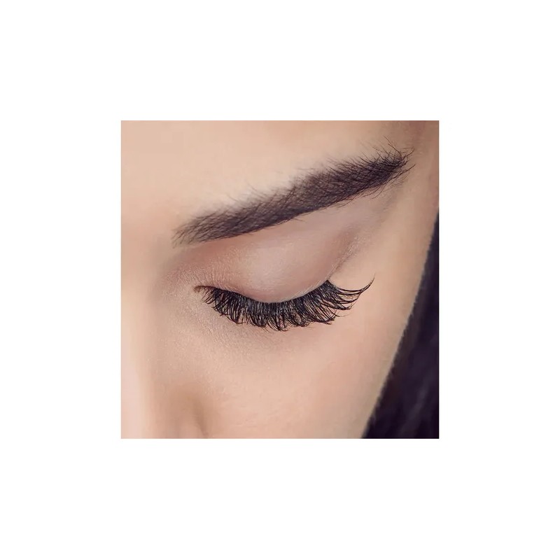 Pestañas Postizas Con Aplicador Kiss Impress Falsies Voluminous Color negro