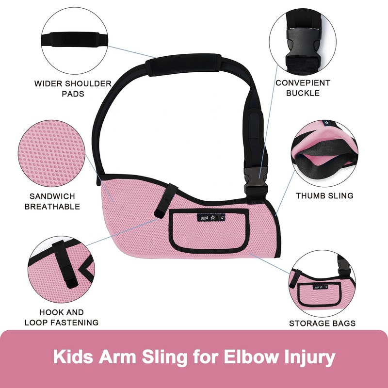 SPRING SEAON Kids Arm Sling Shoulder Immobilizer for Arm,Wrist,Elbow Injury
