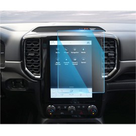 CDEFG Tempered Glass for 2024 2025 Ford Ranger Screen Protector, 10 Inch Touchscreen, for Ranger (XL/XLT) Accessories