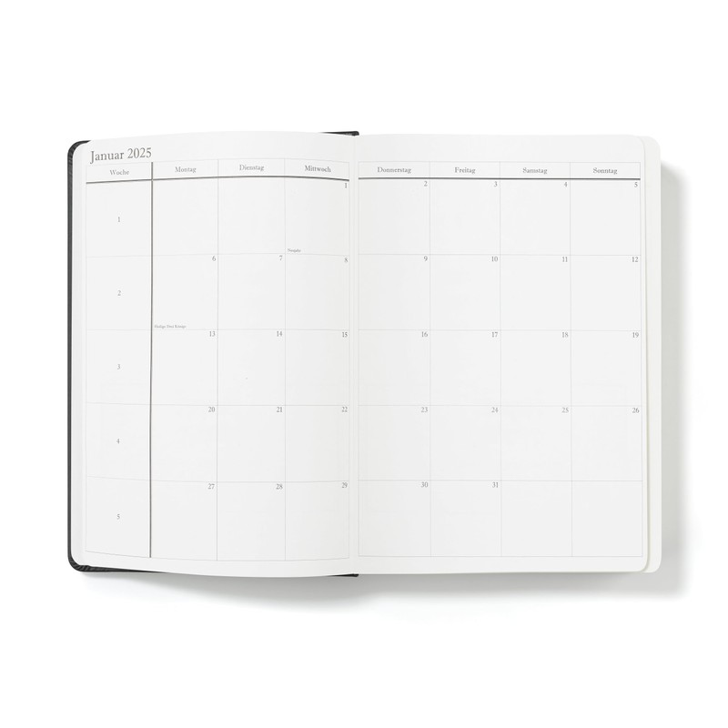 Wykeham's Executive 2025 Diary Journal with One Page a Day