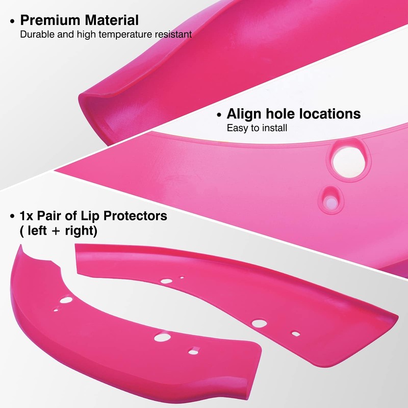 HTRACING Front Bumper Lip Splitter Protector Compatible with Charger SRT