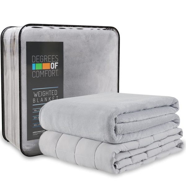 Degrees of Comfort Washable Weighted Blanket with Removable Cover Twin