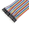 Heevhas 80pcs 40Pin Jumper Wire Cable Breadboard Ribbon Cables 15