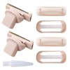 Razor Replacement Heads Replacement for Flawless Nu Razor, Rose Gold