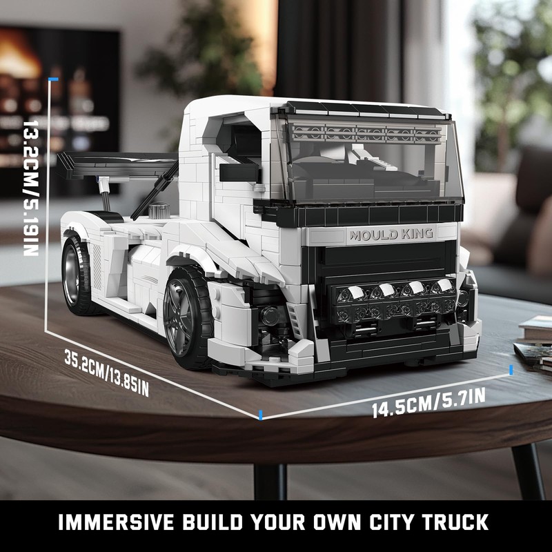 Mould King 10036 Tractor Truck Building Set, MOC City Semi