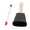 Wooden Handle Steel Cowbell Noise Maker Early Education Percussion Musical