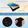 X AUTOHAUX Square Frame Bimini Top Storage Boot Cover with