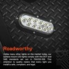 TRUE MODS 2pc 6 inch White Oval LED Reverse Trailer