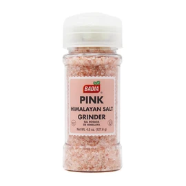 Badia Pink Himalayan Salt Grinder, 4.5 oz – Pure & All-Natural, Kosher & MSG Free