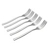Qskely 12-Piece Stainless Steel Dessert Fork