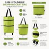 Foldable Shopping Cart Bag for Daily Errands – 2-in-1 Oxford