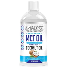 Onyx MCT Oil 500ml High Potency C8 & C10 Premium Coconut Oil Ketones Booster - Suitable for Ketogenic, Paleo, Vegan & Low Carb Diet (UNFLAVOURED)