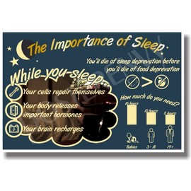 Importance of Sleep - NEW Health Poster