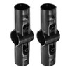 sourcing map 2 Pcs Straight Structural Pipe Connector, 1-1/8" 4-Way