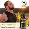 Mullein Drops for Lungs Cleanse, Natural Mullein Leaf Extract for