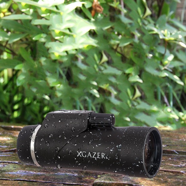 Xgazer Optics 8x42 Compass & Rangefinder Monocular Telescope |Waterproof &