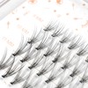 LASHIDOL Matsueku Self Partial False Eyelashes, Natural, Cluster Eyelashes, Easy,